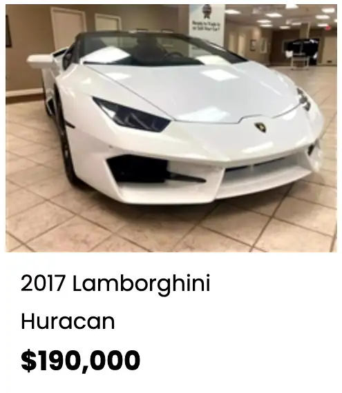 2017 Lamborghini Huracan For Sale