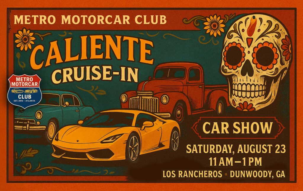Caliente Cruise-In Car Show Sat, Aug 23 from 11AM-1PM at Los Rancheros
