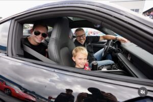 Rob D'Amico of Metro Motorcar Club at Ferrari of Atlanta's Rides 2 Remember.