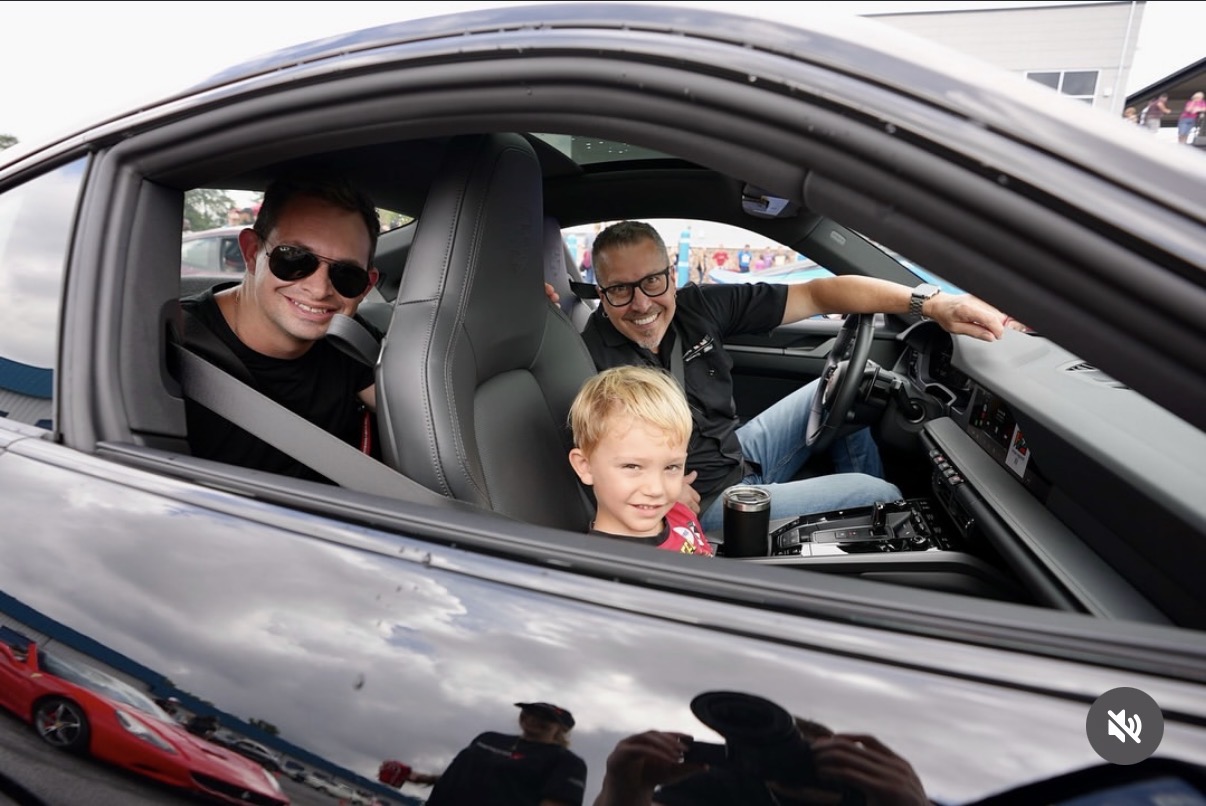 Rob D'Amico of Metro Motorcar Club at Ferrari of Atlanta's Rides 2 Remember.