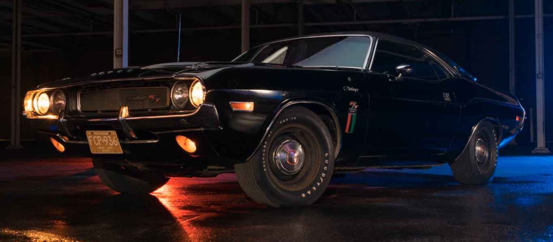 1970 Dodge Hemi Challenger R/T SE—better known as the "Black Ghost"