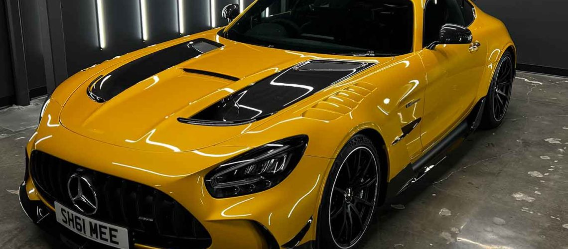 This Mercedes AMG GT Black Series is owned by Shmee and is one of the Shmeemobiles